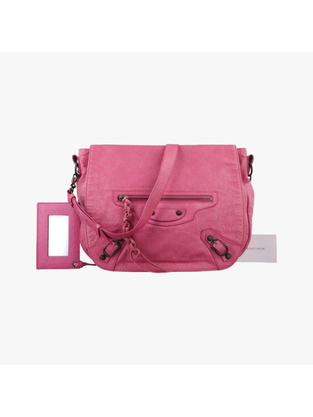 Balenciaga Classic Folk Messenger Pink
